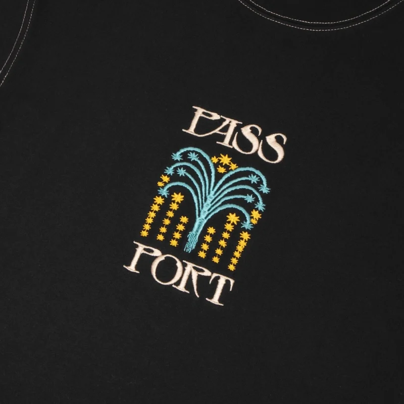 Pass Port Roman Candle T-Shirt - Black - Image 2