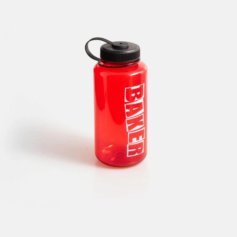 Baker Brand Logo 32oz Water Bottle - Red