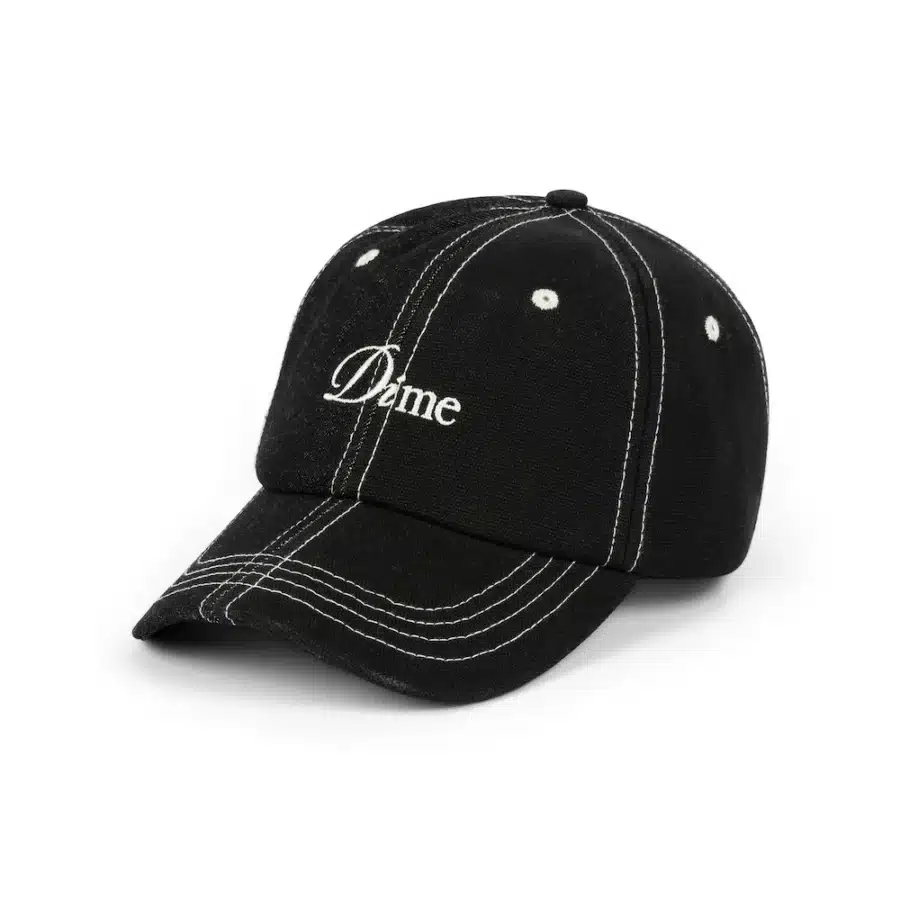 Dime MTL Split Low Pro Cap - Black