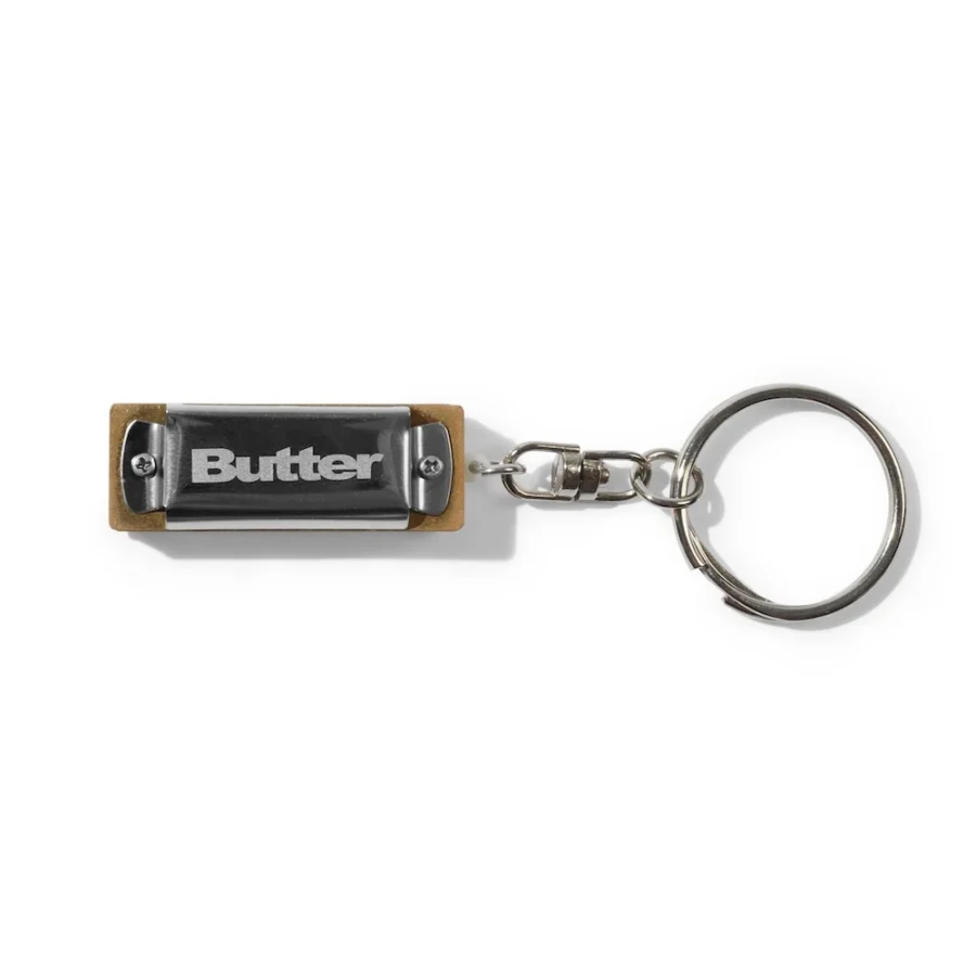 Butter Goods Harmonica Key Kette - Silver