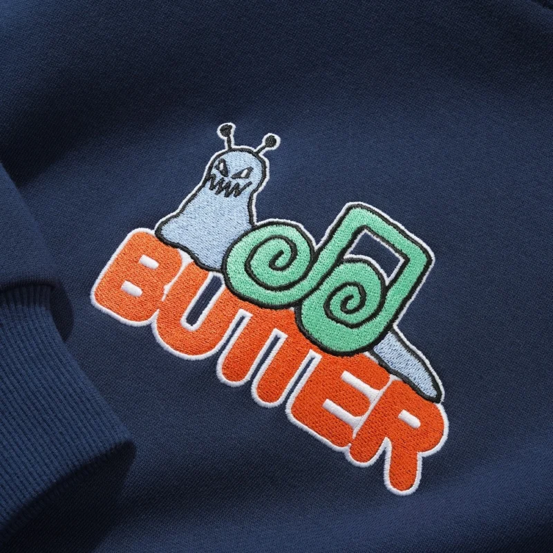 Butter Goods Snail Hoodie - Navy - Image 2