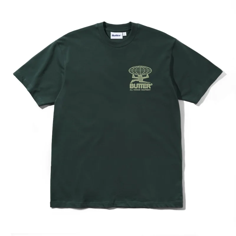 Butter Goods Terrain T-Shirt - Dark Forest – Bild 2