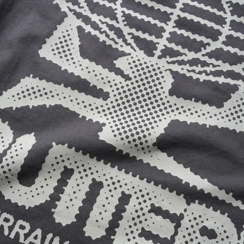 Butter Goods Terrain T-Shirt - Washed Black - Image 3