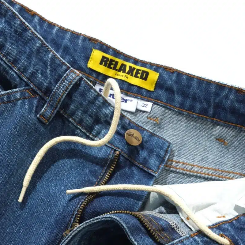 Butter Goods Witness Denim Hose - Mid Indigo – Bild 3