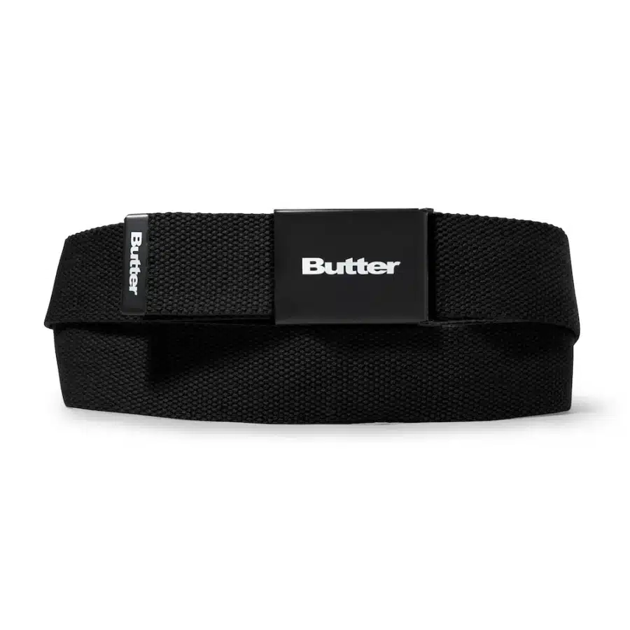 Butter Goods Logo Woven Gürtel - Black