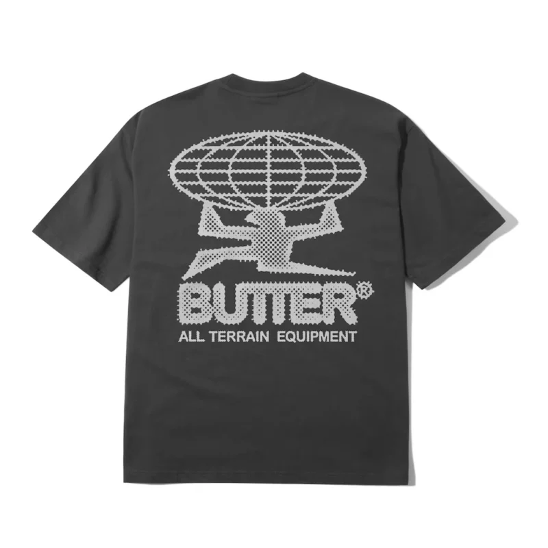 Butter Goods Terrain T-Shirt - Washed Black