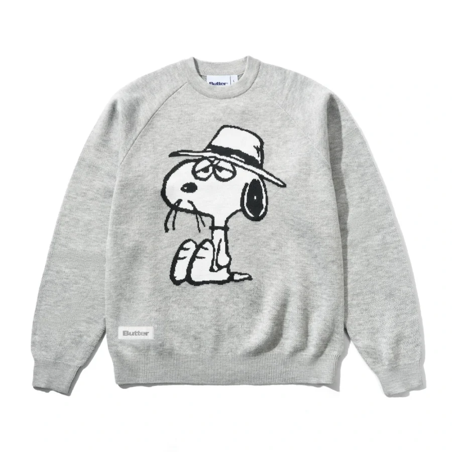 Butter® / Peanuts® Spike Knit Sweater - Ash
