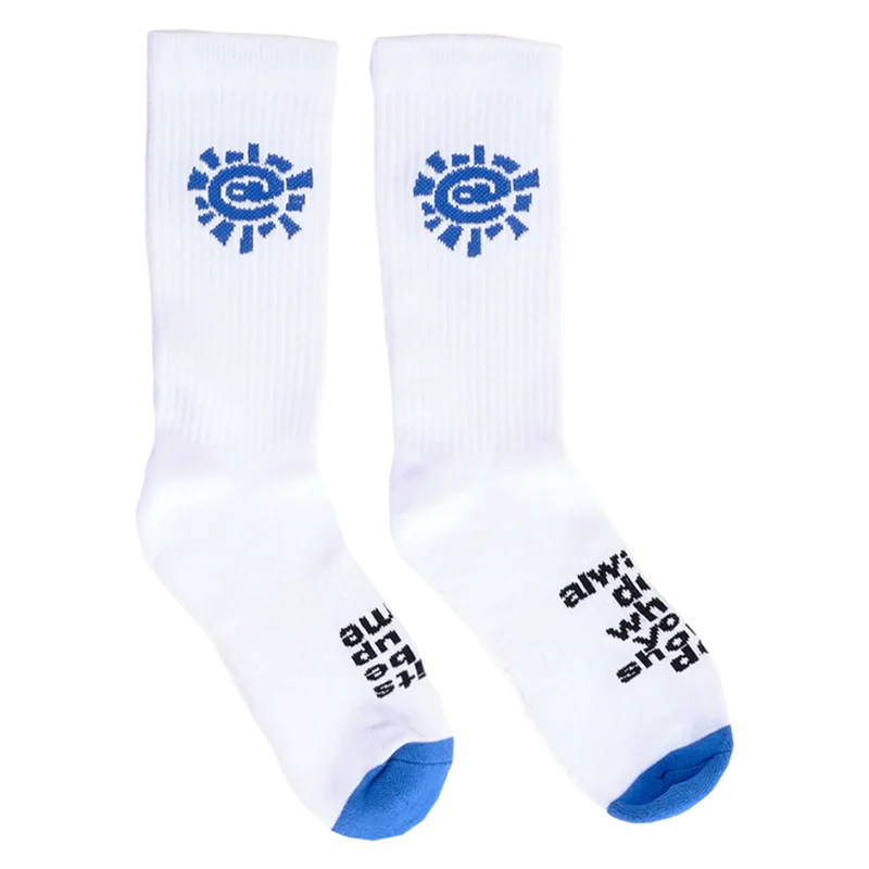 Always Blue @ Sun socks - Blue / White