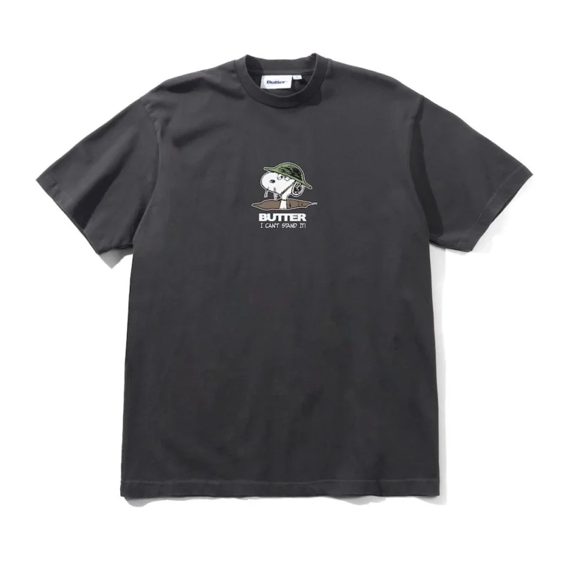 Butter® / Peanuts™ Can't Stand It T-Shirt - Washed Black