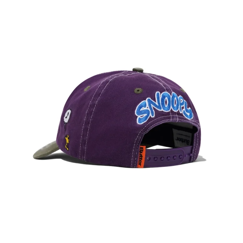 Butter® / Peanuts® Music Snapback Cap - Washed Purple / Fern – Bild 3