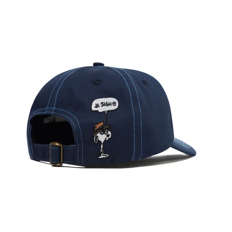 Butter® / Peanuts™ Spike 5 Panel Cap - Navy / Light Blue - Image 2