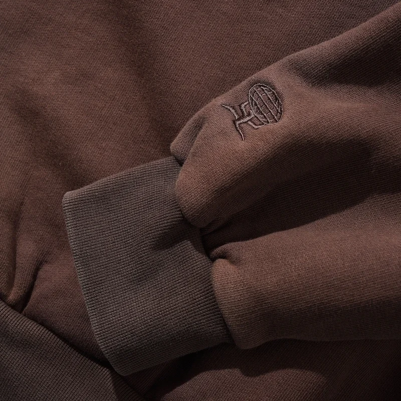 Butter Goods Basic Pullover Hoodie - Washed Chestnut – Bild 3