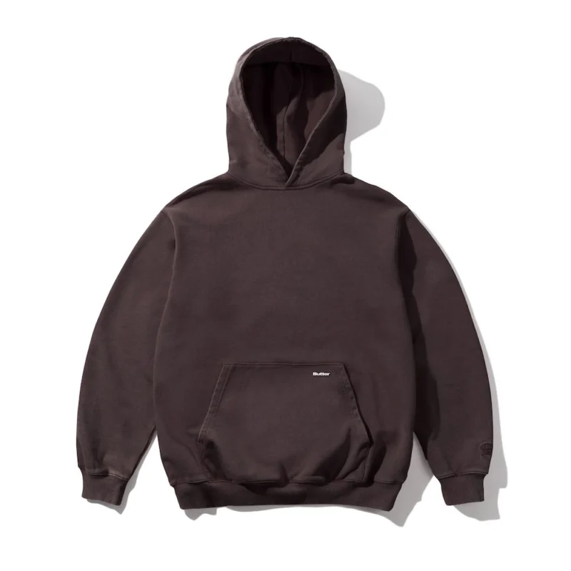 Butter Goods Basic Pullover Hoodie - Washed Chestnut