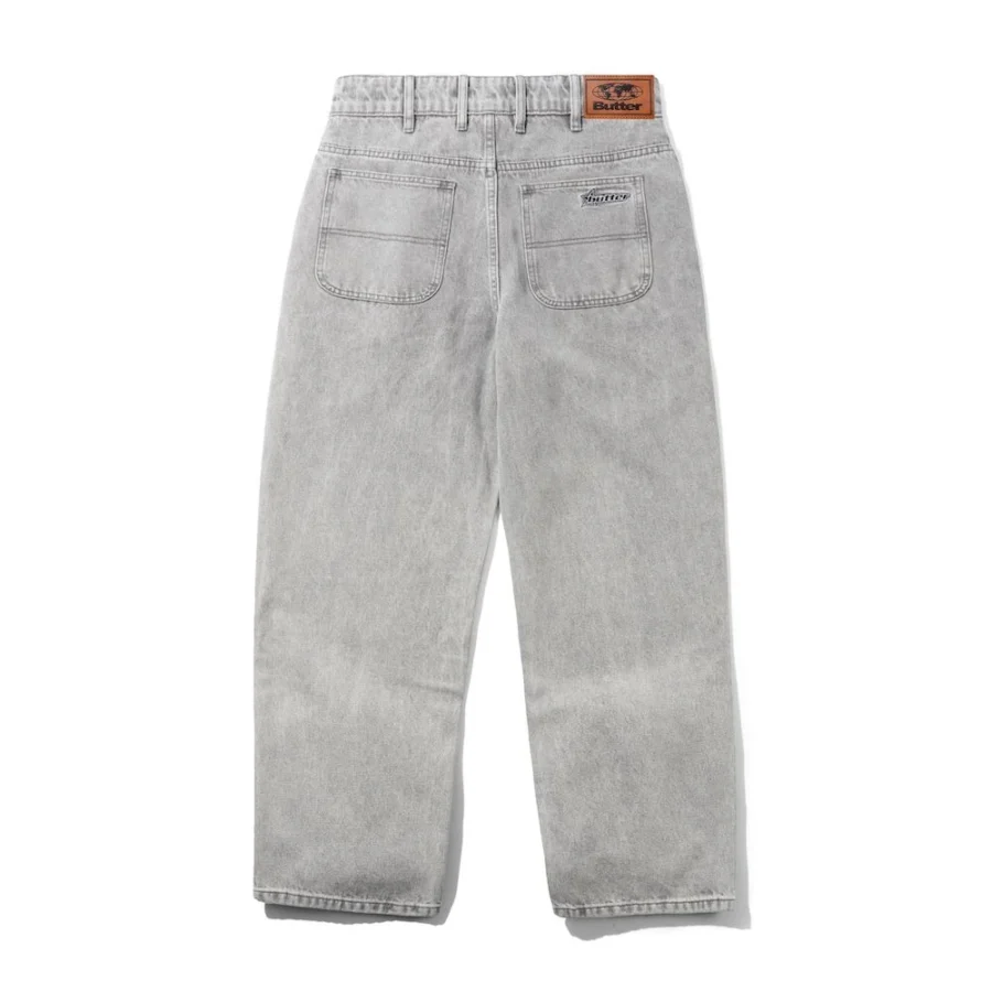 Butter Goods Racer Denim Hose - Grey Wash