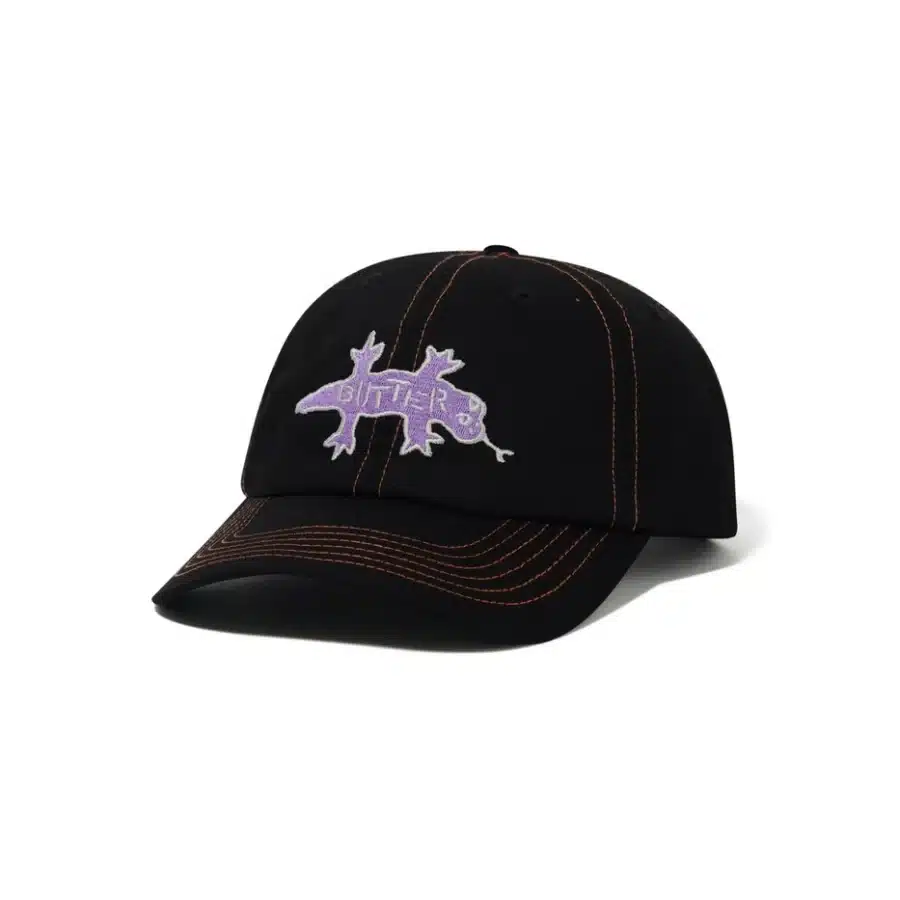Butter Goods Reptile 6 Panel Cap - Black