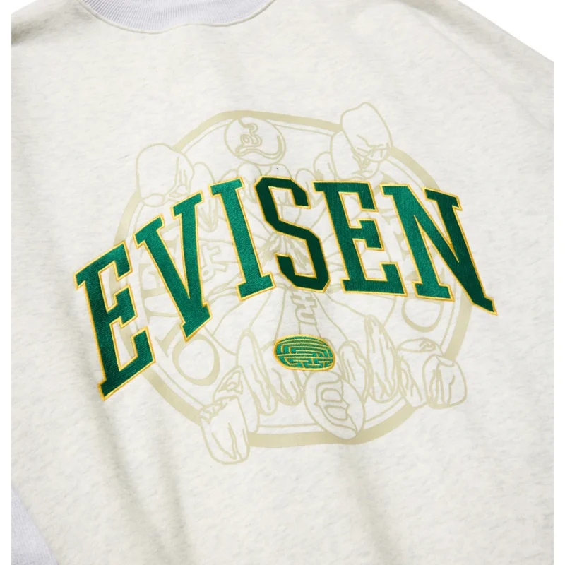 Evisen College Over Logo Sweatshirt - Grey – Bild 2