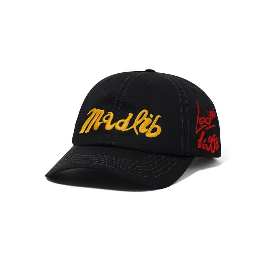 Butter x Madlib Alias 6 Panel Cap - Black