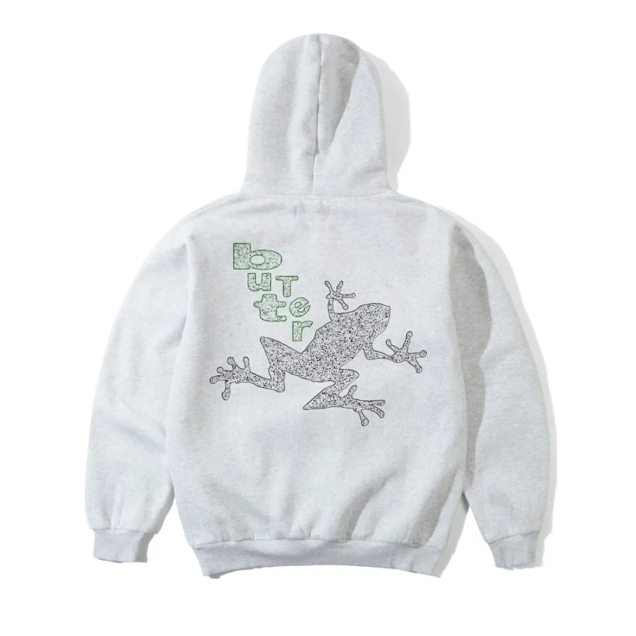 Butter Goods Croaker Pullover Hoodie - Ash