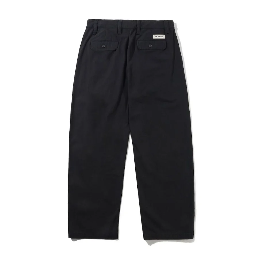 Butter Goods Pleated Hose - Washed Black