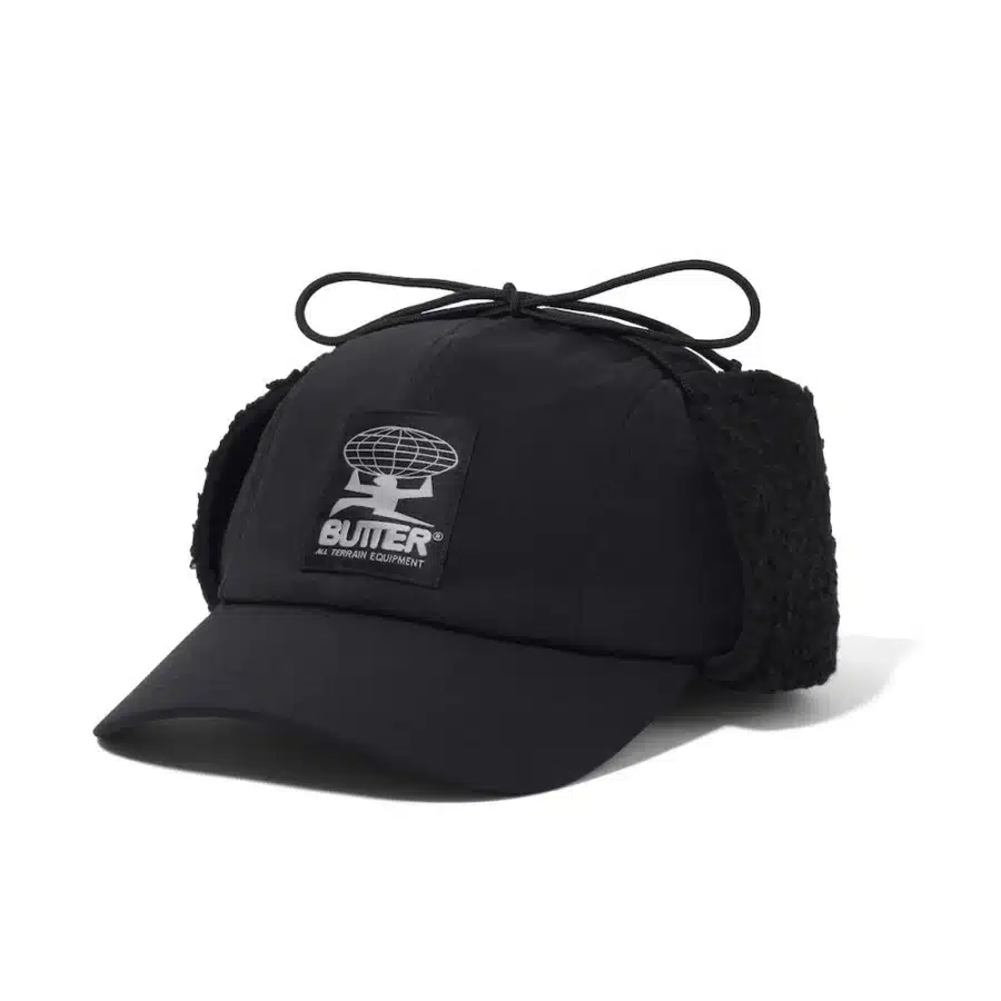 Butter Goods Terrain Ski 4 Panel Cap - Black