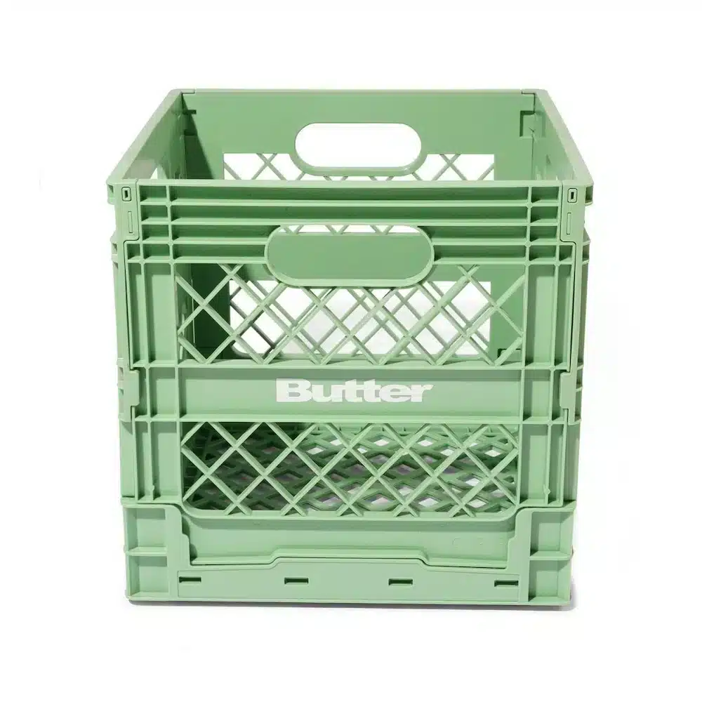 Butter x Madlib Collapsible Record Crate - Sage - Image 2