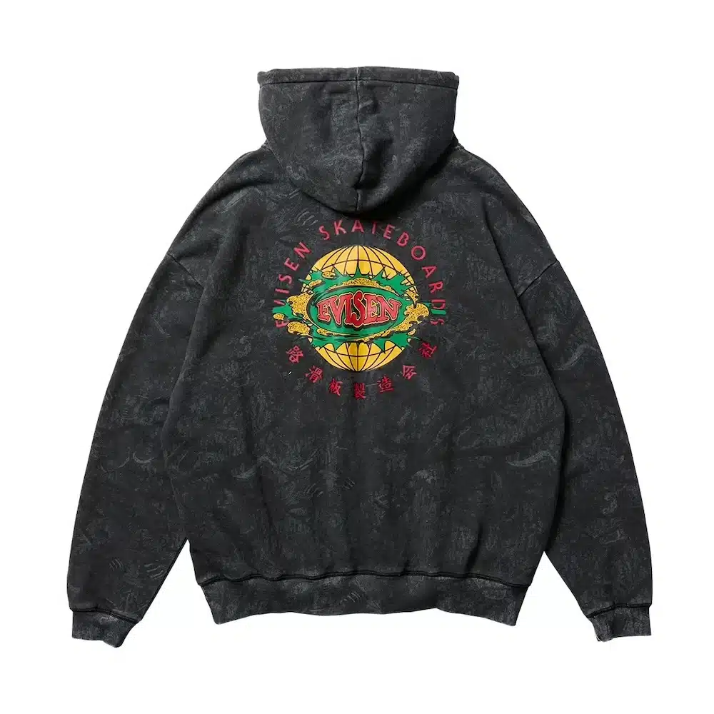 Evsien SUSHI CAMO HOODIE - Black / Camo