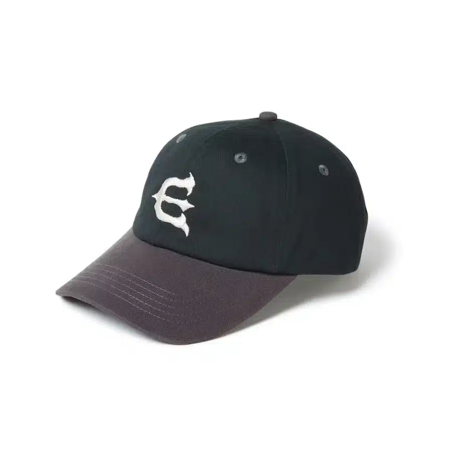 Evisen One-Up 6 Panel Cap - Black / Charcoal
