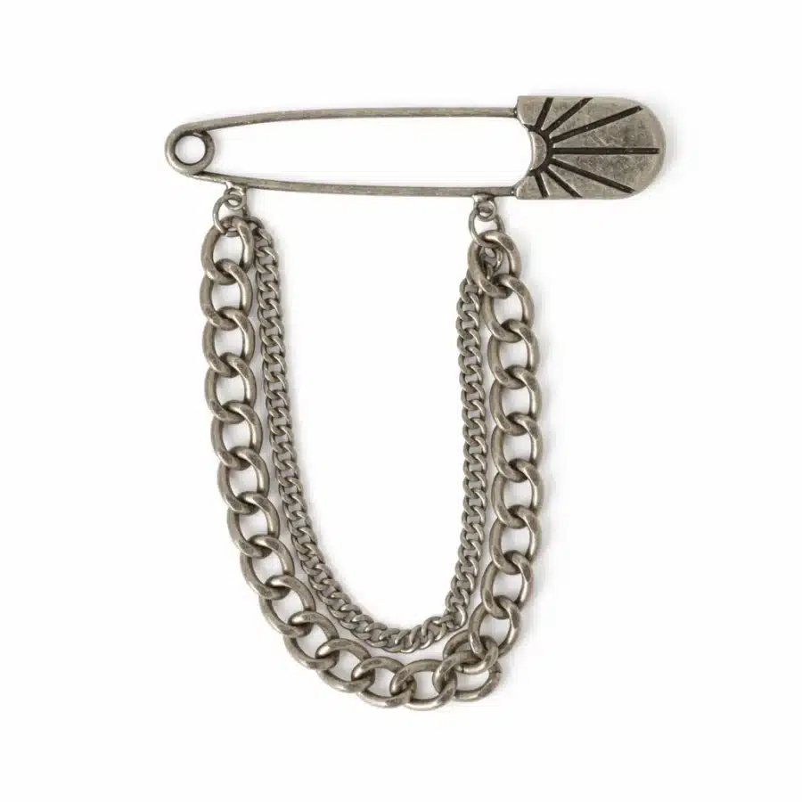 Rassvet BROOCH METAL - Antique Silver