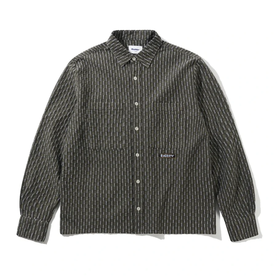 Butter Goods Stitch Shirt - Moss