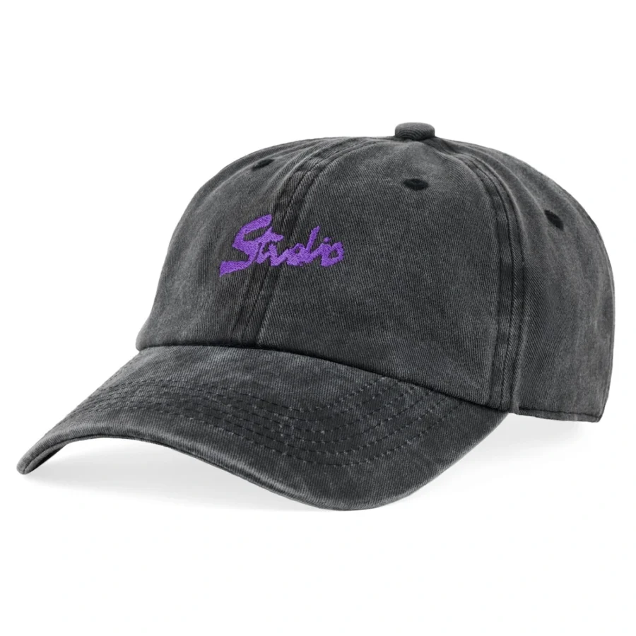 Studio Organic Plus Pigment Dyed Cap - Black