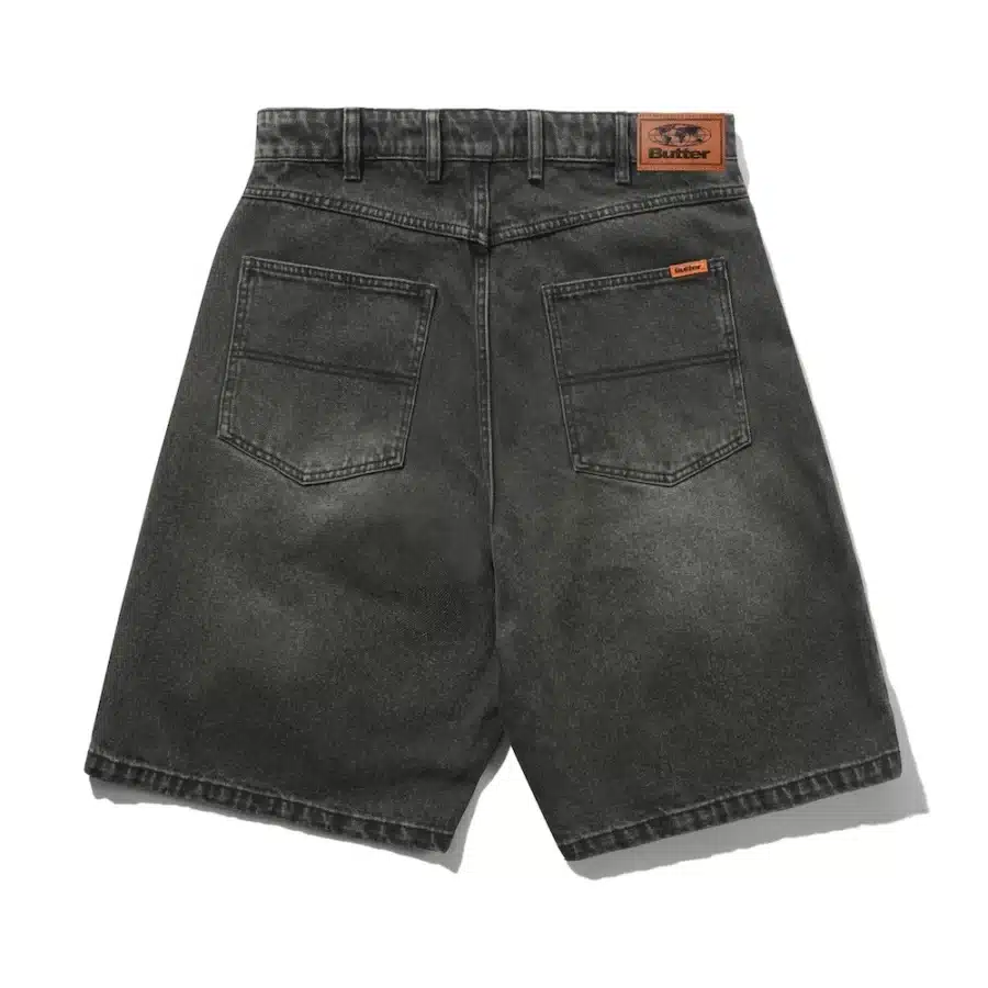 Butter Goods Baggy Denim Shorts - Faded Black