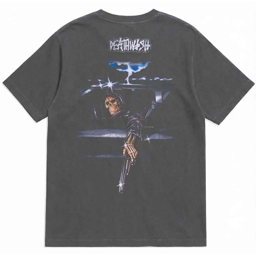 Deathwish Samborgini Reaper Garment Dyed T-Shirt - Black