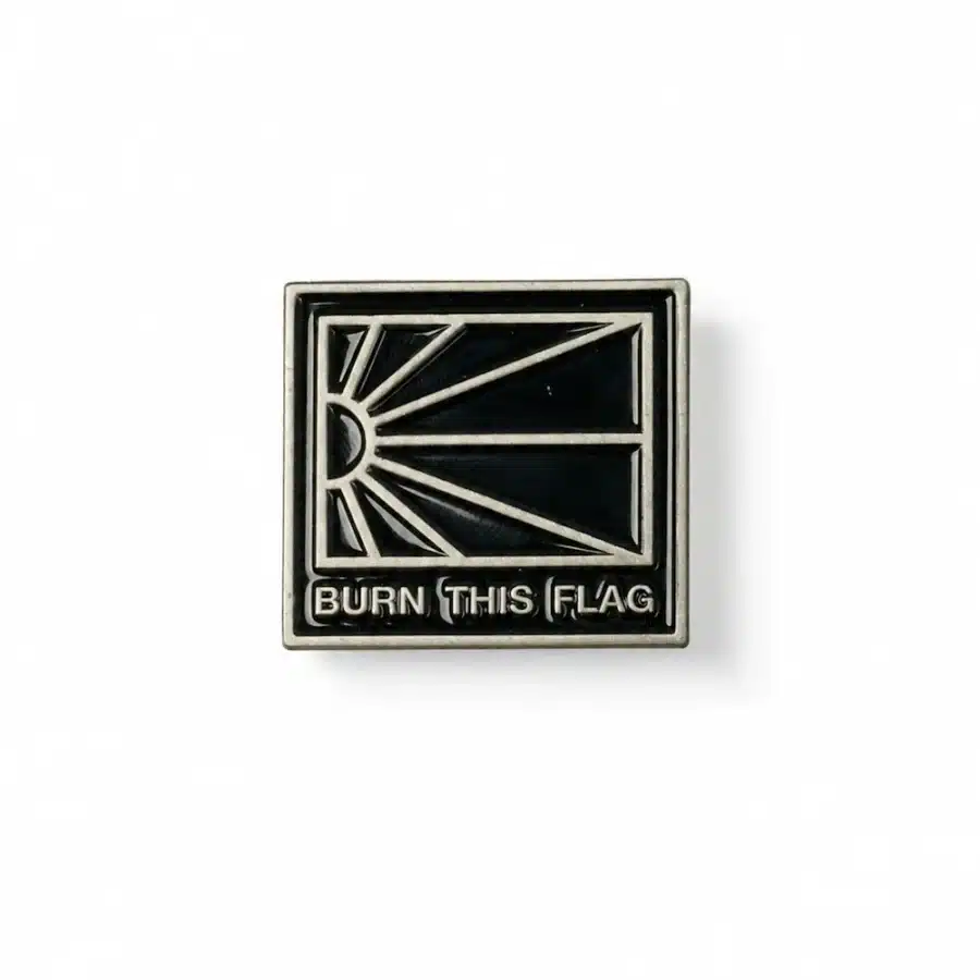 Rassvet Logo Pin Metal - Black